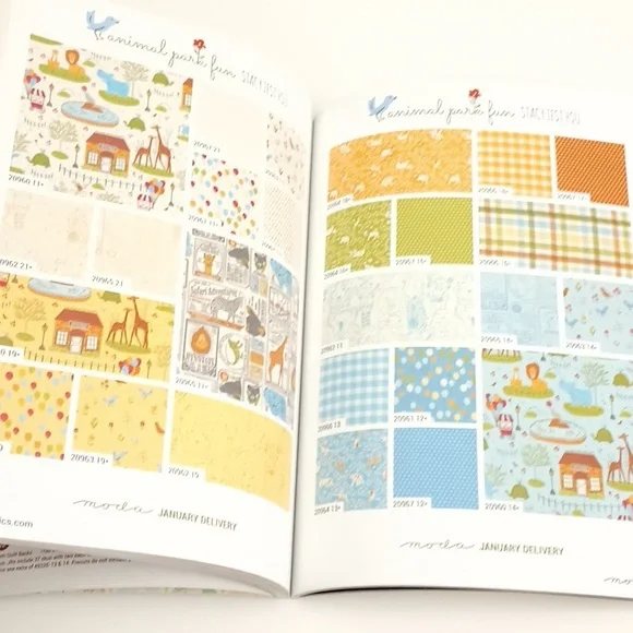 3/$15 Paper Crafting Moda Piece Fabric Catalog - Picture 12 of 16